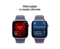 APPLE Watch Series 11 GPS 46mm Aluminiowa koperta (srebrny)/ Sportowy pasek (fioletowy) - rozmiar M/L - 1362410 - zdjęcie 5